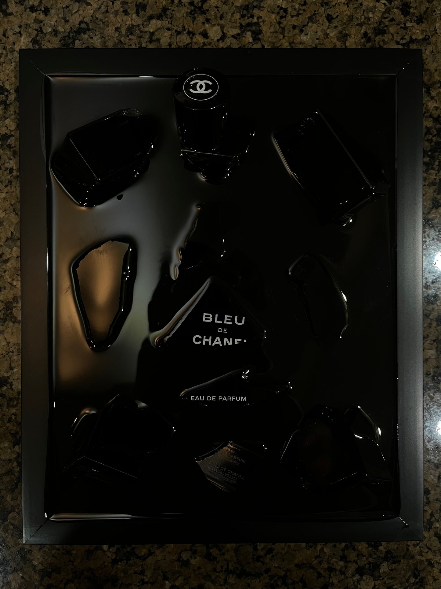 Bleu de Chanel Eau de Parfum - Broken Bottle Art