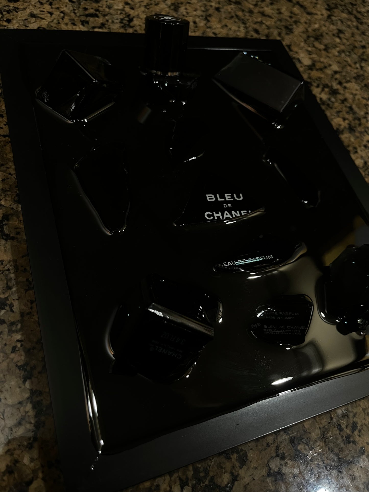 Bleu de Chanel Eau de Parfum - Broken Bottle Art